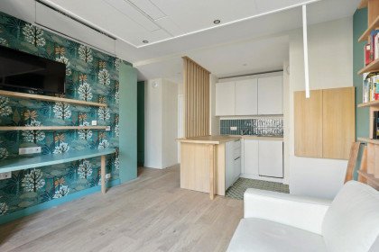 Menuiserie sur mesure – aménagement intérieur – Paris (Excel Rénovation)